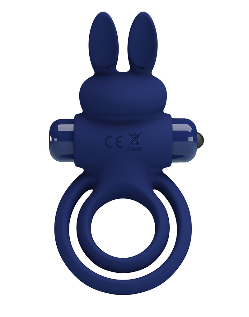 Pretty Love - Darey - Rabbit Cockring - Donkerblauw-laced-up.nl