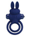 Pretty Love - Darey - Rabbit Cockring - Donkerblauw-Erotiekvoordeel.nl