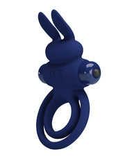 Pretty Love - Darey - Rabbit Cockring - Donkerblauw-laced-up.nl
