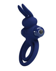 Pretty Love - Darey - Rabbit Cockring - Donkerblauw-laced-up.nl