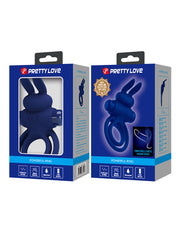 Pretty Love - Darey - Rabbit Cockring - Donkerblauw-laced-up.nl