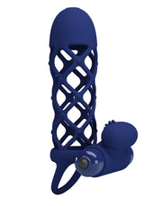 Pretty Love - Giann - Vibrerende Penis Sleeve - Donkerblauw-laced-up.nl