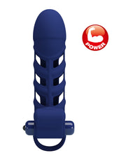 Pretty Love - Altaf - Vibrerende Penis Sleeve - Donkerblauw-laced-up.nl