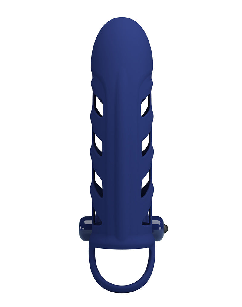 Pretty Love - Altaf - Vibrerende Penis Sleeve - Donkerblauw-laced-up.nl