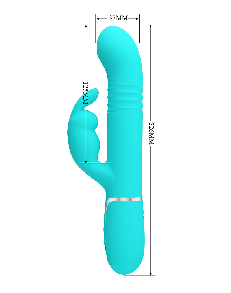 Pretty Love - Coale - Rabbit Vibrator - Turquoise-laced-up.nl