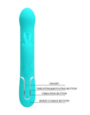 Pretty Love - Coale - Rabbit Vibrator - Turquoise-laced-up.nl