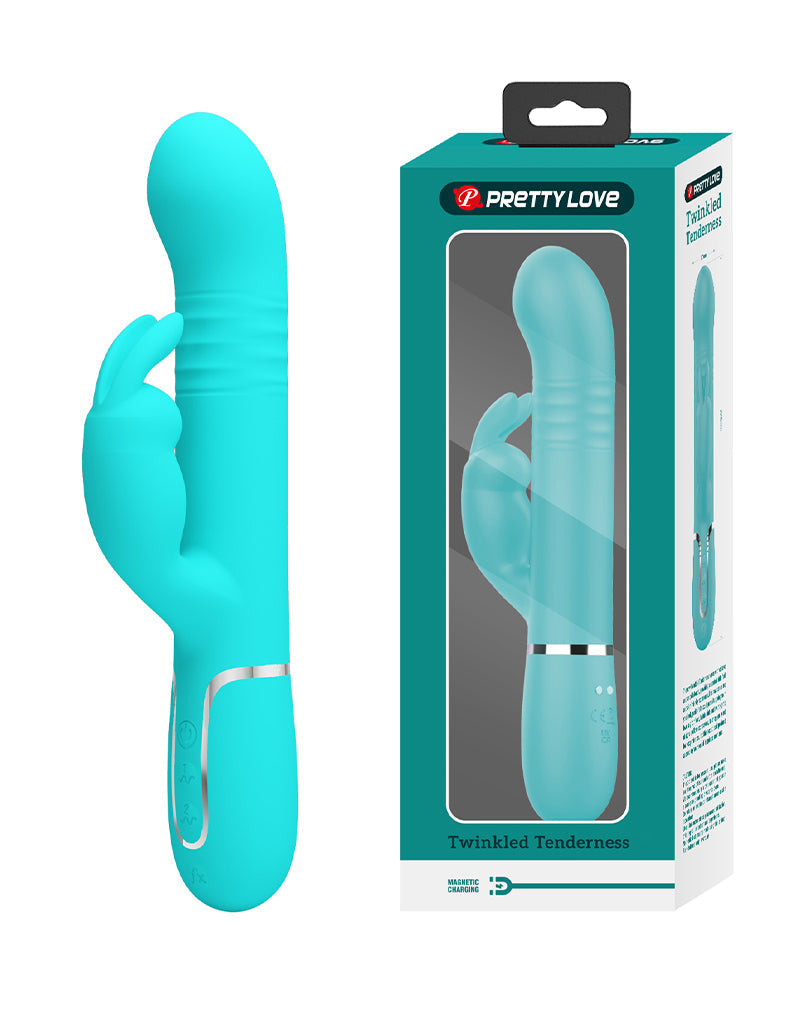 Pretty Love - Coale - Rabbit Vibrator - Turquoise-laced-up.nl
