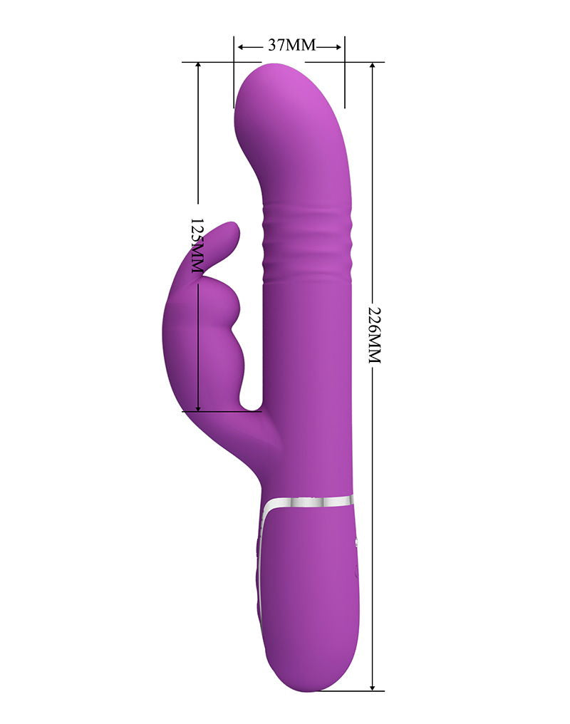 Pretty Love - Coale - Rabbit Vibrator - Paars-laced-up.nl