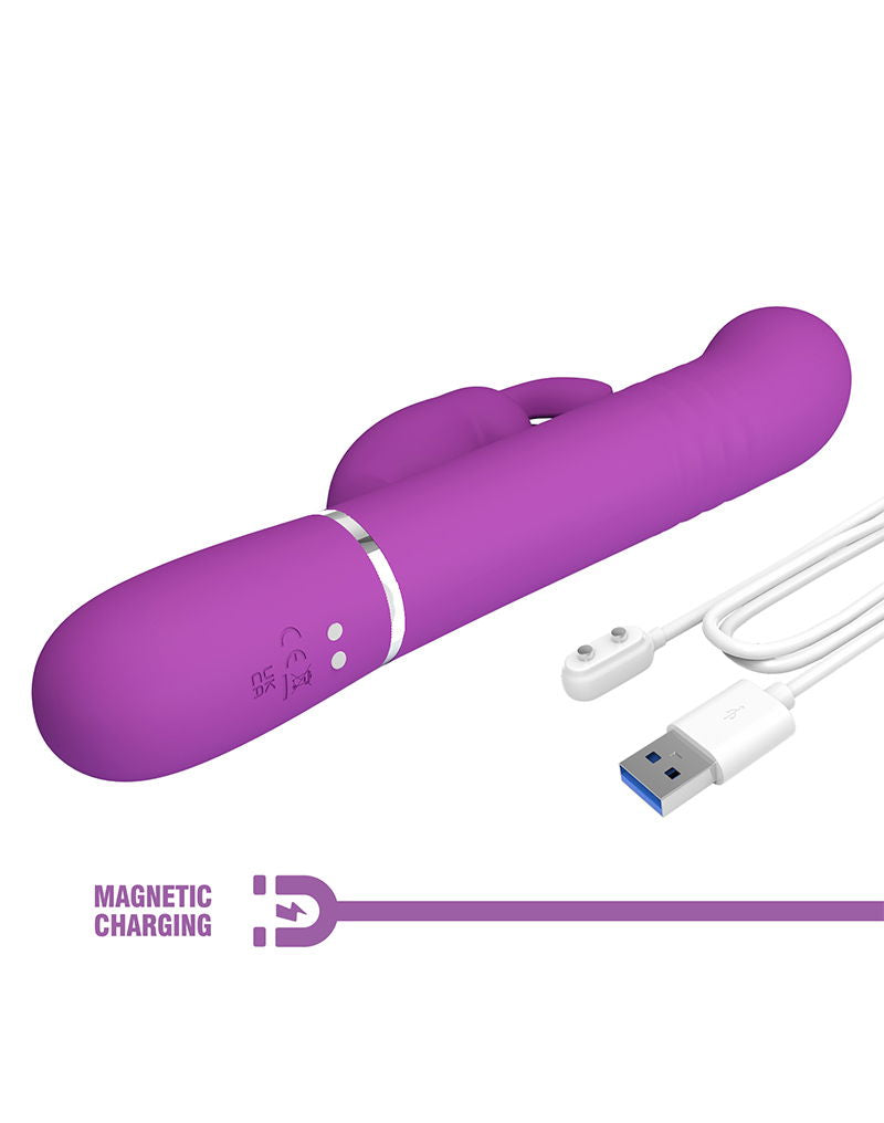 Pretty Love - Coale - Rabbit Vibrator - Paars-laced-up.nl