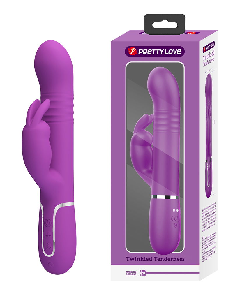 Pretty Love - Coale - Rabbit Vibrator - Paars-laced-up.nl