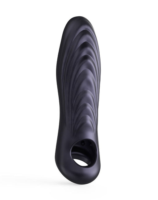 ManWan - Ryzer MAX - Penis Extender en Zachte Masturbatie Sleeve - Black Plum-Erotiekvoordeel.nl