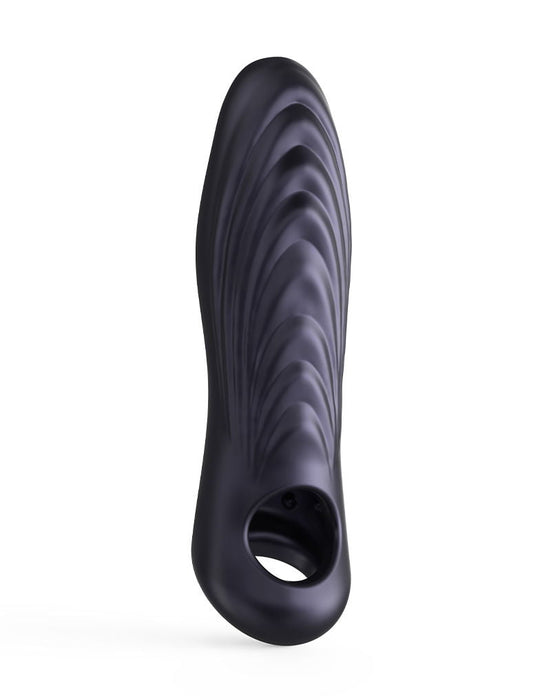 ManWan - Ryzer MAX - Penis Extender en Zachte Masturbatie Sleeve - Black Plum-Erotiekvoordeel.nl