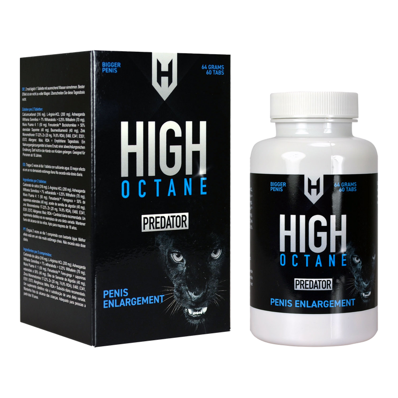 Morningstar - High Octane - Predator - Penisvergroting - 60 tabletten