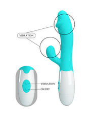 Pretty Love - Snappy - G-Spot Rabbit Vibrator - Turquoise-laced-up.nl