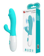 Pretty Love - Snappy - G-Spot Rabbit Vibrator - Turquoise-laced-up.nl
