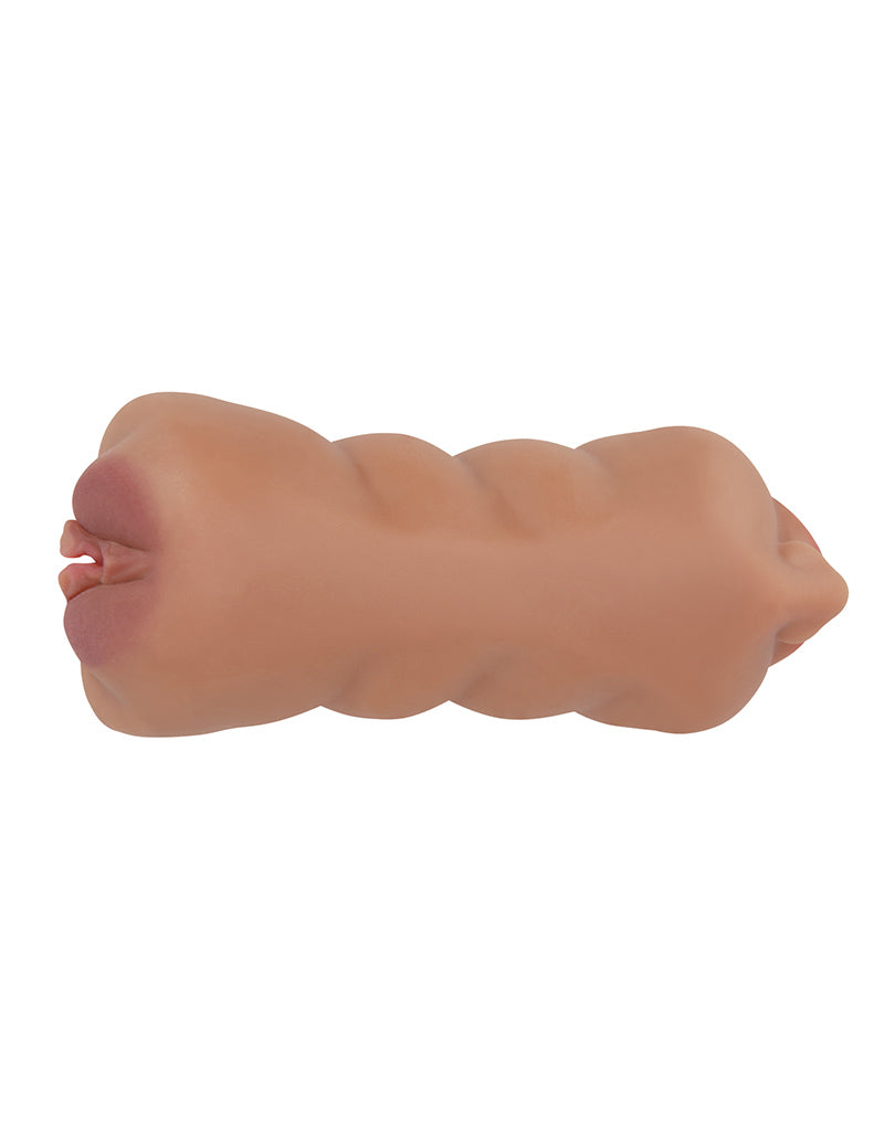 Crazy Bull - Sarah - Premium Masturbator met Twee Ingangen - Medium huidskleur-laced-up.nl