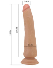 Pretty Love - Tiemeyer - Realistische Sliding Skin Dildo - 25 cm - Lichte Huidskleur-laced-up.nl