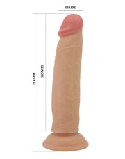Pretty Love - Keon - Realistische Sliding Skin Dildo - 21,4 cm - Lichte Huidskleur-laced-up.nl