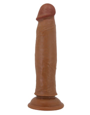 Pretty Love - Keon - Realistische Sliding Skin Dildo - 21,4 cm - Bruin-laced-up.nl