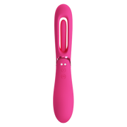 Pretty Love - Romance Lexie - Vibrator met Wiebelend Tongetje - Roze-laced-up.nl