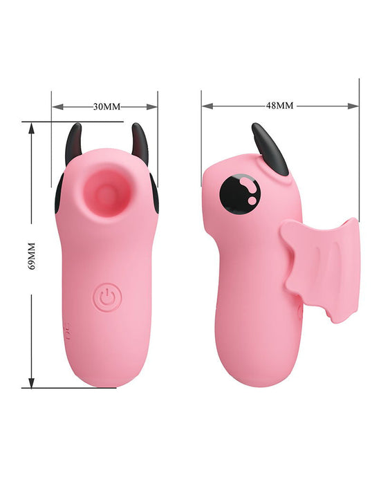 Pretty Love - Mini Fun Toys - Magic Devil - Vinger Vibrator - Roze-laced-up.nl