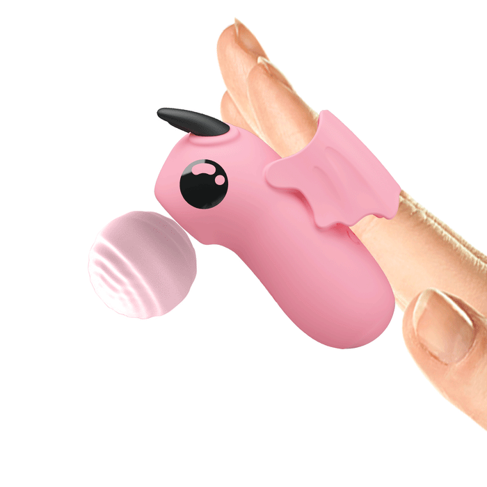 Pretty Love - Mini Fun Toys - Magic Devil - Vinger Vibrator - Roze-laced-up.nl