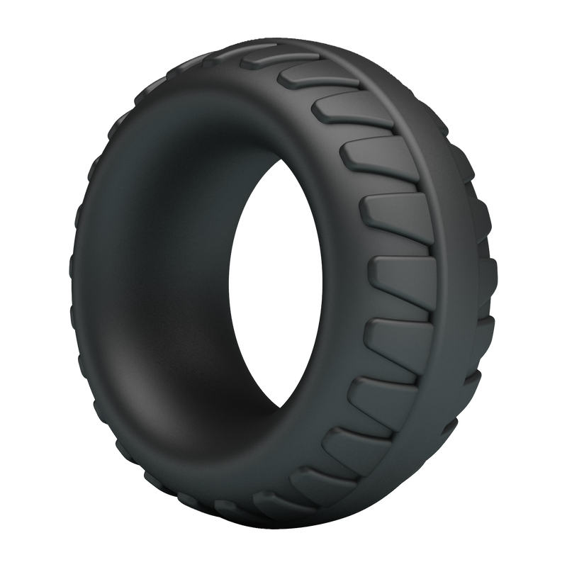 Crazy Bull - Dilson - Super Soft Siliconen Ring - Model 3 - Zwart-laced-up.nl
