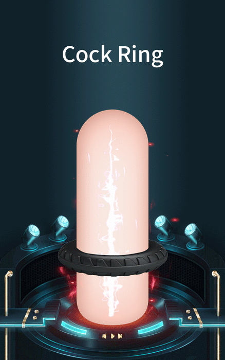 Crazy Bull - Dilson - Super Soft Siliconen Ring - Model 3 - Zwart-Erotiekvoordeel.nl