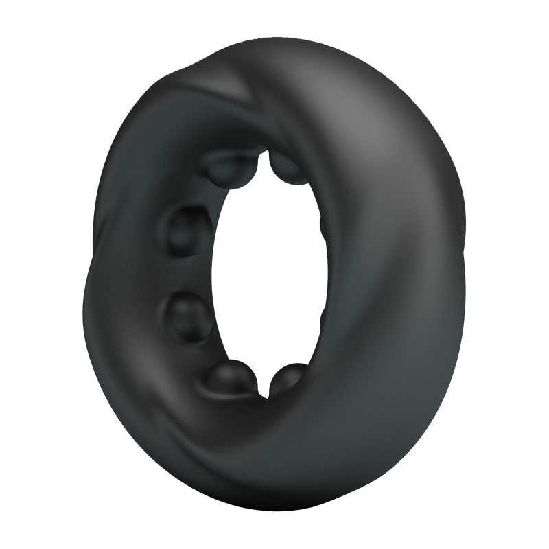 Crazy Bull - Daquez - Super Soft Siliconen ring - Model 4 - Zwart-laced-up.nl