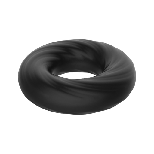 Crazy Bull - Super Soft Siliconen ring - Model 6 - Zwart-Erotiekvoordeel.nl