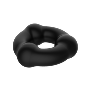 Crazy Bull - Super Soft Siliconen Ring - Model 7 - Zwart-laced-up.nl