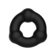 Crazy Bull - Super Soft Siliconen Ring - Model 7 - Zwart-laced-up.nl