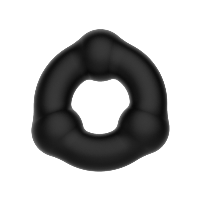 Crazy Bull - Super Soft Siliconen Ring - Model 7 - Zwart-Erotiekvoordeel.nl