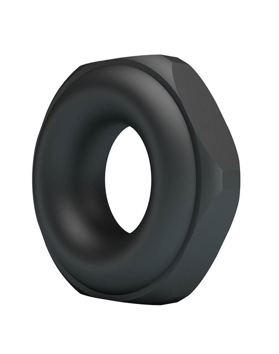 Crazy Bull - Jarvius - Super Soft Siliconen Cockring - Model 14 - Zwart