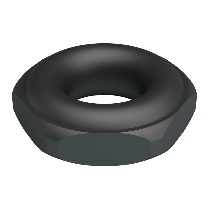 Crazy Bull - Jarvius - Super Soft Siliconen Cockring - Model 14 - Zwart