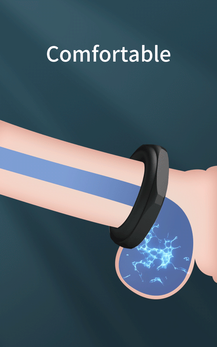 Crazy Bull - Jarvius - Super Soft Siliconen Cockring - Model 14 - Zwart