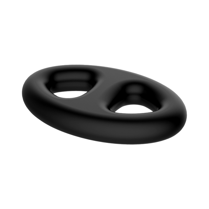 Crazy Bull - Super Soft Siliconen Cockring - Model 16 - Zwart