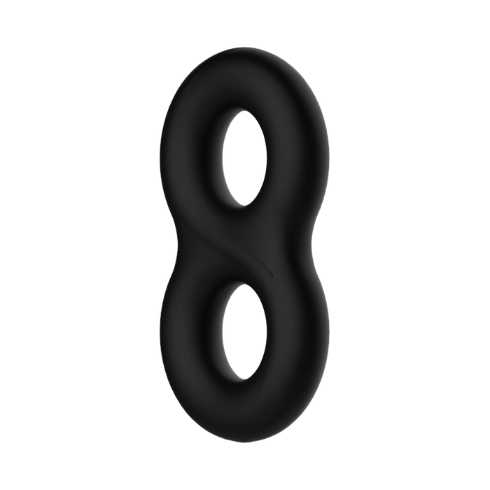 Crazy Bull - Super Soft Siliconen Cockring - Model 17 - Zwart