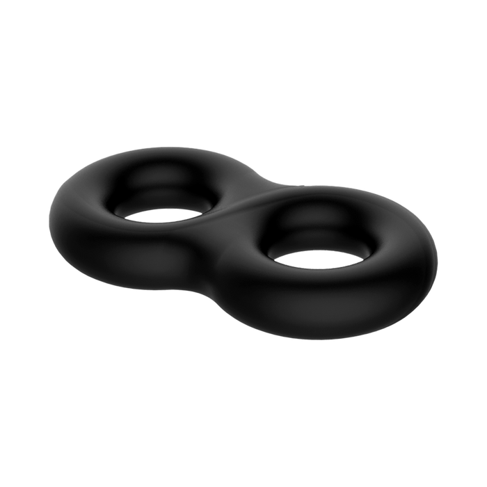 Crazy Bull - Super Soft Siliconen Cockring - Model 17 - Zwart