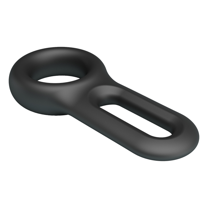 Crazy Bull - Oniel - Super Soft Siliconen Cockring - Model 18 - Zwart