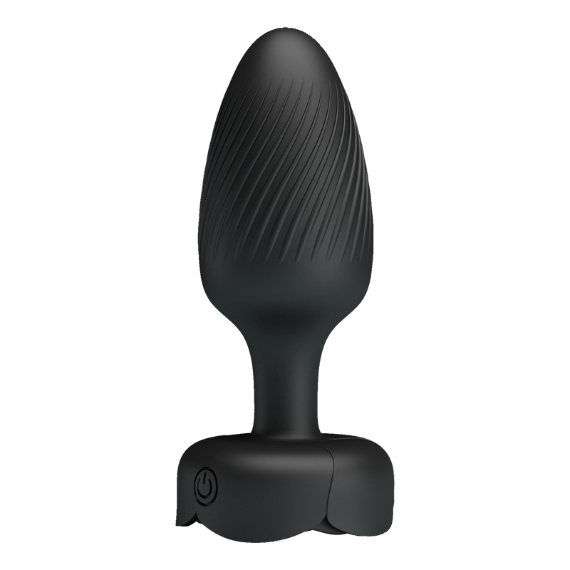Pretty Love - Varian - Kleurveranderende lichtgevende vibrerende buttplug - Zwart-laced-up.nl