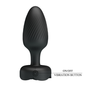 Pretty Love - Varian - Kleurveranderende lichtgevende vibrerende buttplug - Zwart-laced-up.nl
