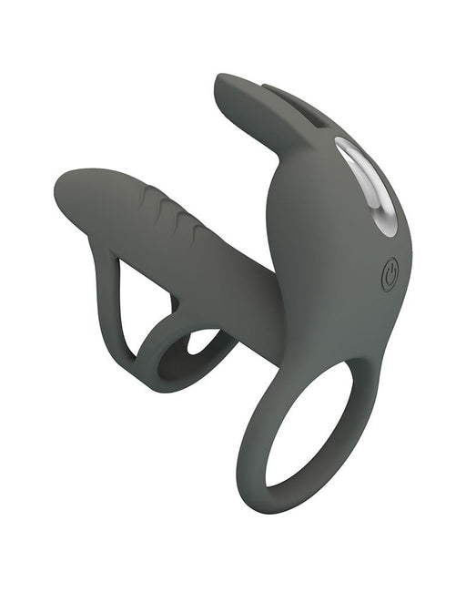 Pretty Love - Matty - Master Vibrerende Cockring - Grijs-Erotiekvoordeel.nl