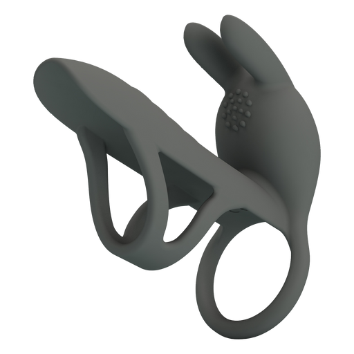 Pretty Love - Matty - Master Vibrerende Cockring - Grijs-Erotiekvoordeel.nl