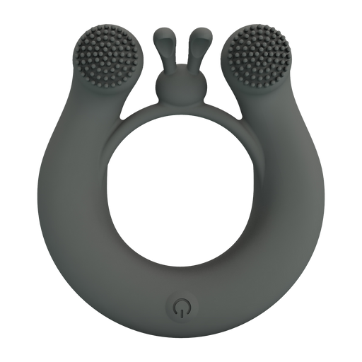 Pretty Love - Dahlia - Master Vibrerende Cockring - Grijs-Erotiekvoordeel.nl