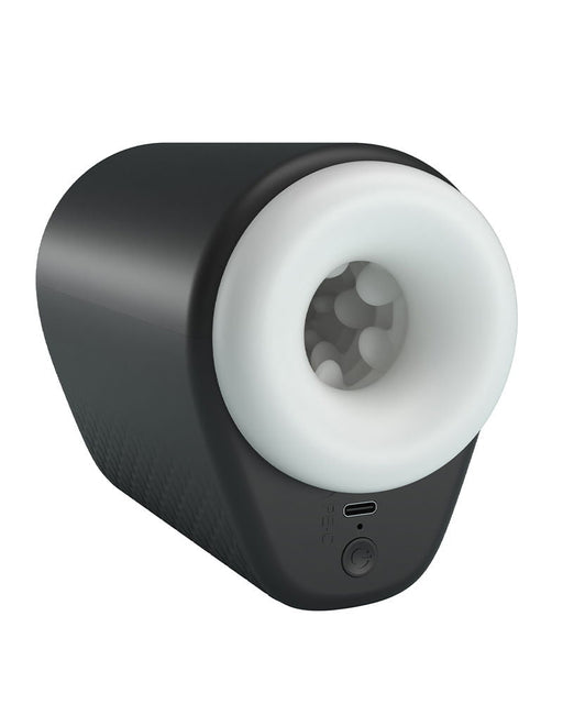 Pretty Love - DJ Girl - Thrusting Perfect Stroker - Stotende Masturbator - Zwart/Wit-Erotiekvoordeel.nl