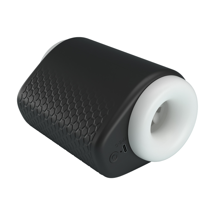 Pretty Love - DJ Girl - Thrusting Perfect Stroker - Stotende Masturbator - Zwart/Wit-Erotiekvoordeel.nl