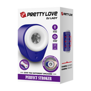 Pretty Love - DJ Lady - Squeezing Perfect Stroker - Blauw/Wit-laced-up.nl