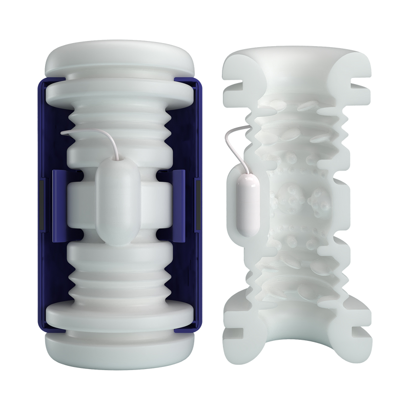 Pretty Love - DJ Lady - Squeezing Perfect Stroker - Blauw/Wit-laced-up.nl