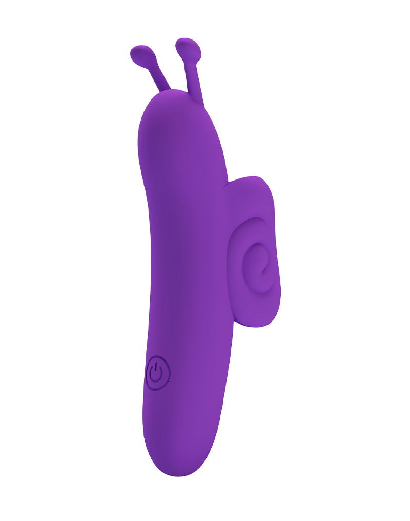 Pretty Love - Snail - Krachtige Vinger Vibrator - Paars-laced-up.nl